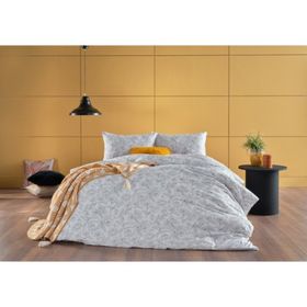 Doqu Home Mella Saten Beyaz Çift Kişilik Nevresim Takımı