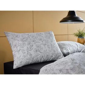 Doqu Home Mella Saten Beyaz Çift Kişilik Nevresim Takımı