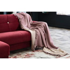 Doqu Home Mürdüm Skoç Çift Kişilik Battaniye