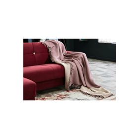 Doqu Home Mürdüm Skoç Çift Kişilik Battaniye