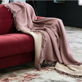 Doqu Home Mürdüm Skoç Çift Kişilik Battaniye