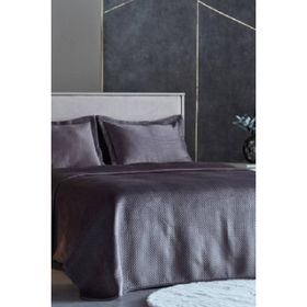 Doqu Home Napoli Çift Kişilik Antrasit Yatak Örtüsü