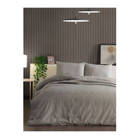 Doqu Home Pure Line Çift Kişilik Bej Nevresim Takımı