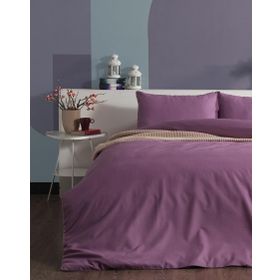 Doqu Home Pure Line Çift Kişilik Gül Kurusu Nevresim Takımı