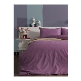 Doqu Home Pure Line Çift Kişilik Gül Kurusu Nevresim Takımı