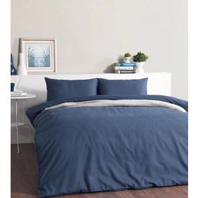 Doqu Home Pure Line Çift Kişilik Lacivert Nevresim Takımı