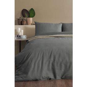 Doqu Home Pure Line Çift Kişilik Yeşil 200x220 cm Nevresim Takımı