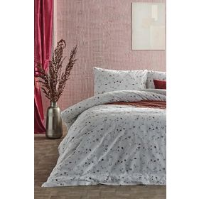 Doqu Home Ranforce Elegan Çift Kişilik Beyaz 200x220 cm Nevresim Takımı