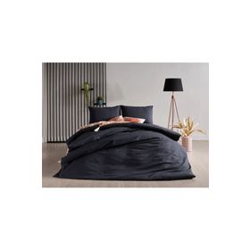Doqu Home Sofia Gofre Siyah Çift Kişilik Nevresim Takımı