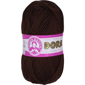 Dora 100 gr 083 Kahverengi El Örgü İpi Yünü