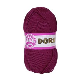 Dora 103 Mürdüm 100 gr El Örgü İpi Yünü