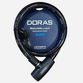 Doras 120 cm Anahtarlı Motorsiklet Kilidi