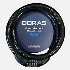 Doras 120 cm Şifreli Motorsiklet Kilidi