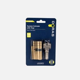 Doras 68 mm Sarı-Çift Tuzaklı Pirinç Bilyalı Barel