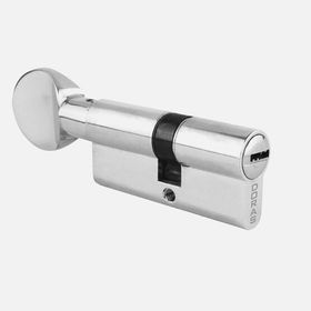 Doras 68 mm Saten Bilyalı Mandallı Topuzlu Pirinç Barel