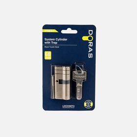Doras 68 mm Saten-Çift Tuzaklı Pirinç Bilyalı Barel