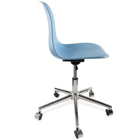 Dorcia Home Mavi Ofis Sandalyesi