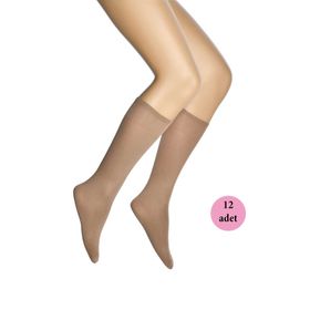 Dore 12 Adet Bronz 38 Mikro 70 Dizaltı Kadın Çorap
