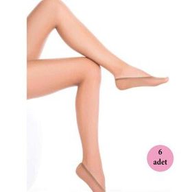 Dore 6 Adet Ten 57 Microfiber Suba Kadın Babet Çorap