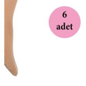 Dore Ten 57 6 Adet Masaj Kadın Çorap
