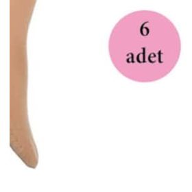 Dore Ten 57 6 Adet Masaj Kadın Çorap