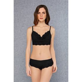 Doreanse 12432 Dolgusuz Bralet Kırmızı Kadın Sütyen Slip Külot Takım