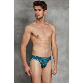 Doreanse 1263 Çok Renkli Baskılı Erkek Slip Külot