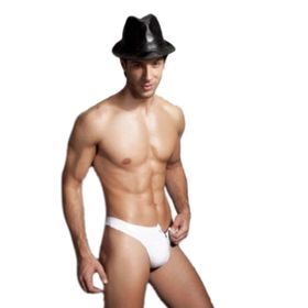 Doreanse 1354 Beyaz Fermuarlı Erkek G-String
