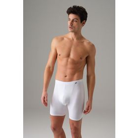 Doreanse 1740 Torbalı Çift Kumaş Uzun Paça Beyaz Erkek Boxer