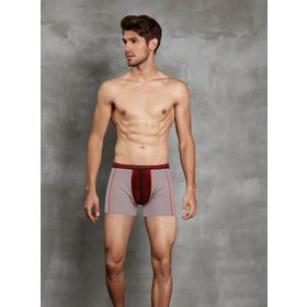 Doreanse 1752 Erkek Marka Bel Bantlı Kırmızı Detaylı Boxer