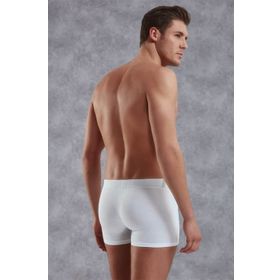 Doreanse 1777 Modal Torbalı Normal Paça Beyaz Erkek Boxer