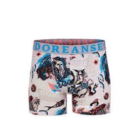Doreanse 1806 Modal Çok Renkli Baskılı Torbalı Normal Paça Erkek Boxer