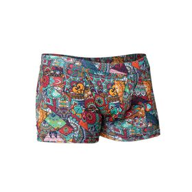 Doreanse 1807 Modal Çok Renkli Baskılı Torbalı Normal Paça Erkek Boxer