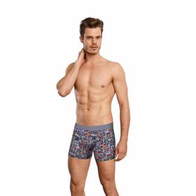 Doreanse 1816 Modal Baskılı Lacivert Erkek Boxer