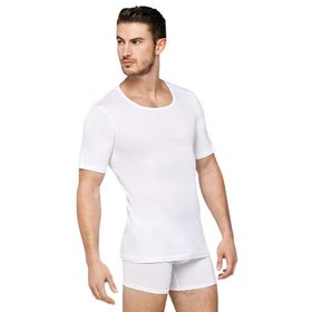 Doreanse 2510 Beyaz Pamuklu Erkek T-shirt