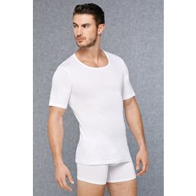 Doreanse 2510 Beyaz Pamuklu Erkek T-shirt