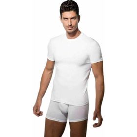 Doreanse 2550 Yakasız Beyaz Erkek T-shirt