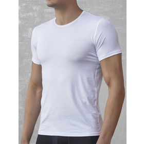 Doreanse 2566 Basic Bisiklet Yaka Beyaz Erkek T-shirt