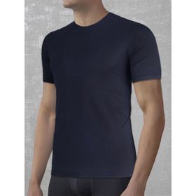 Doreanse 2566 Basic Bisiklet Yaka Lacivert Erkek T-shirt