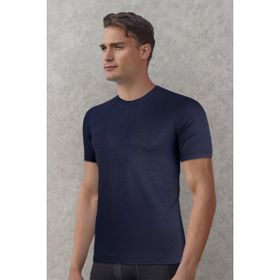 Doreanse 2566 Basic Bisiklet Yaka Lacivert Erkek T-shirt