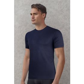 Doreanse 2566 Basic Bisiklet Yaka Lacivert Erkek T-shirt