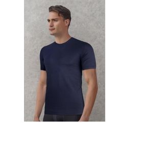 Doreanse 2566 Basic Bisiklet Yaka Lacivert Erkek T-shirt