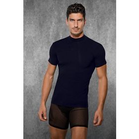 Doreanse 2730 Erkek Modal Boğazlı Yaka Kısa Kol T Shirt