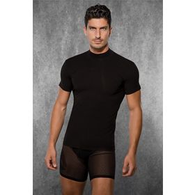 Doreanse 2730 Erkek Modal Boğazlı Yaka Kısa Kol T Shirt