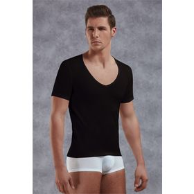 Doreanse 2820 Erkek Modal Derin V Yaka Kısa Kol T Shirt