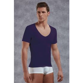 Doreanse 2820 Erkek Modal Derin V Yaka Kısa Kol T Shirt