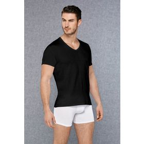 Doreanse 2865 Erkek Micromodal V Yaka Kısa Kol T Shirt