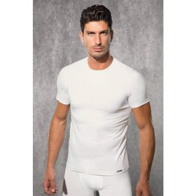 Doreanse 2875 Beyaz Termal Bisiklet Yaka İçlik T-Shirt