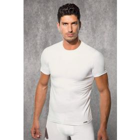 Doreanse 2875 Beyaz Termal Bisiklet Yaka İçlik T-Shirt