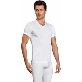 Doreanse 2890 V Yaka Kısa Kol Siyah Erkek T-shirt